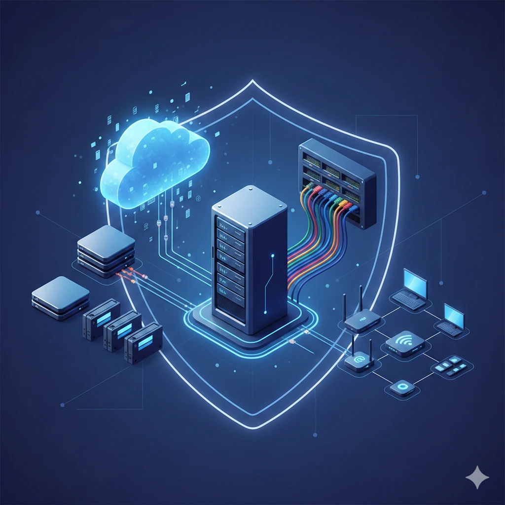 Configuración de copias de seguridad para equipos de una empresa