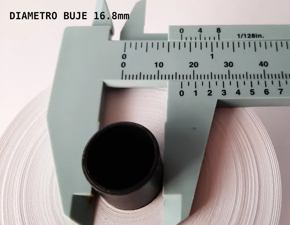 diametro de 16.8mm rollo papel termico 80mm