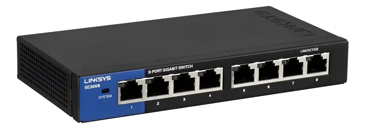 Switch Linksys Se3008 V2 8 Puertos