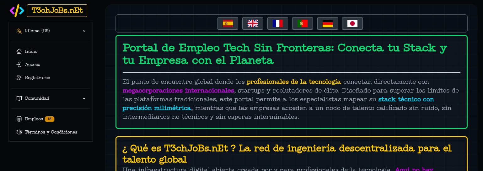 portal de empleos tech